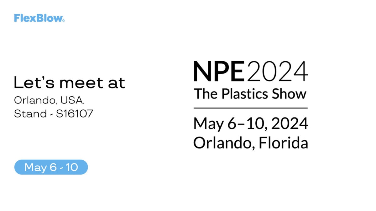 Let's meet at NPE 2024 FlexBlow