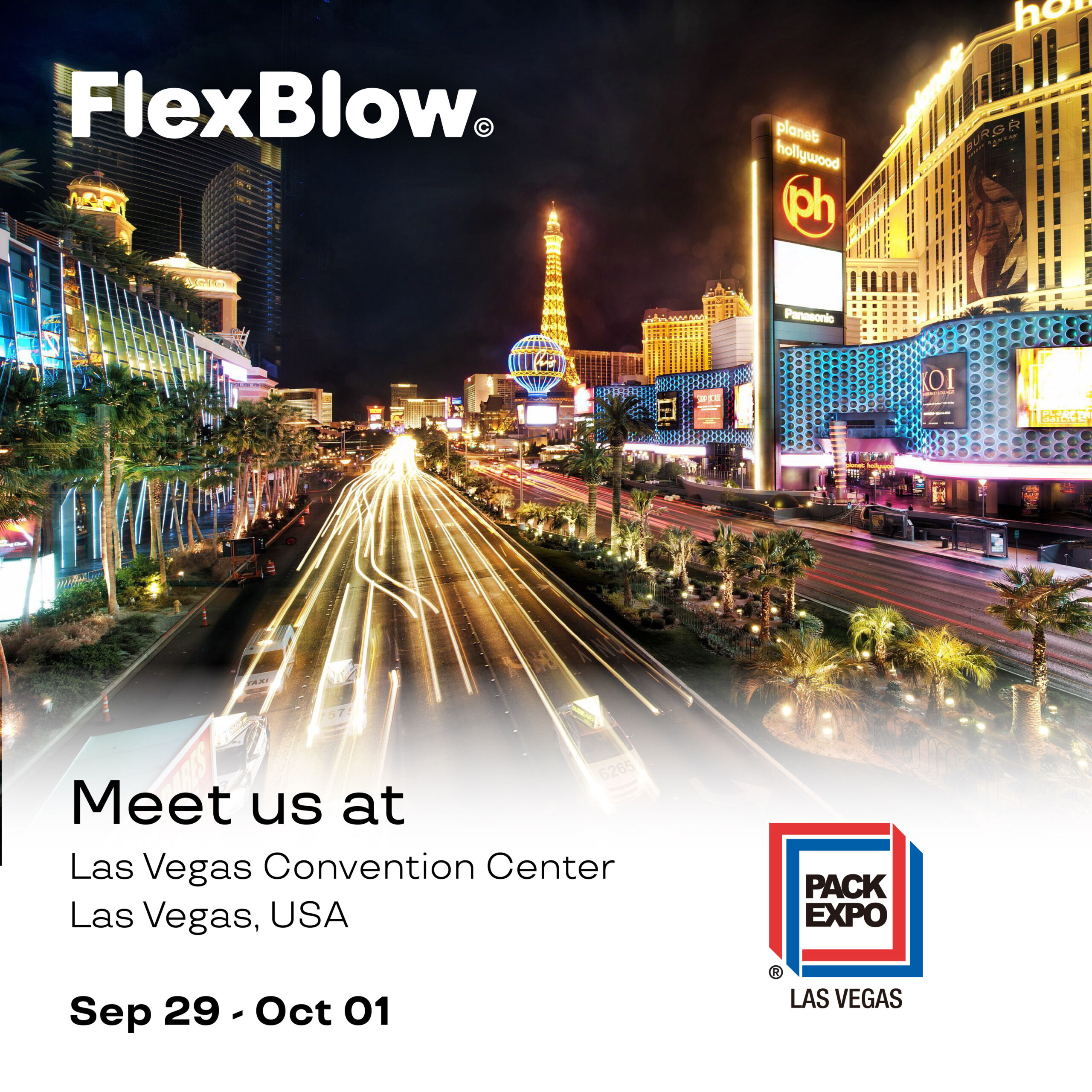 FlexBlow at Pack Expo 2025